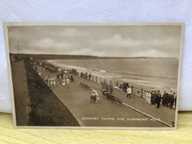 Sewerby Cliffs and Flamboro&#039; Head, Yorkshire Published by Snaps vintage postcard Our Ref. No. R239 £2.50