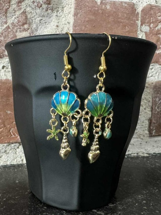 🐚 Boucles d’oreilles Coquillage – Esprit Marin &amp; Élégance Naturelle ✨