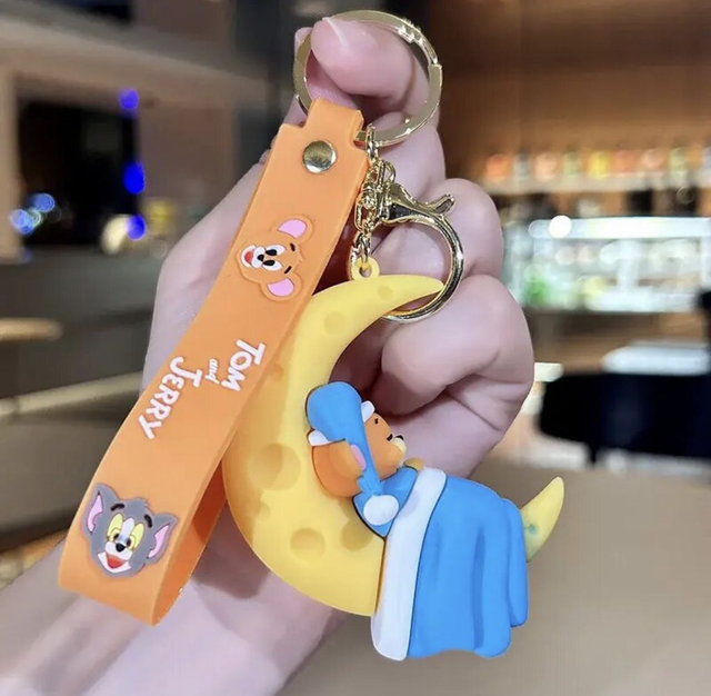 0376 - Tom &amp; Jerry - Jerry op de maan - blauw