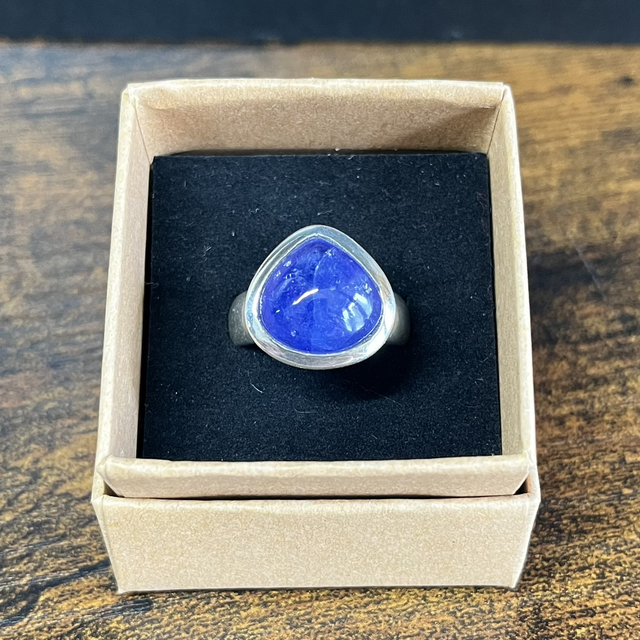 Bague en argent et Tanzanite - Taille 61