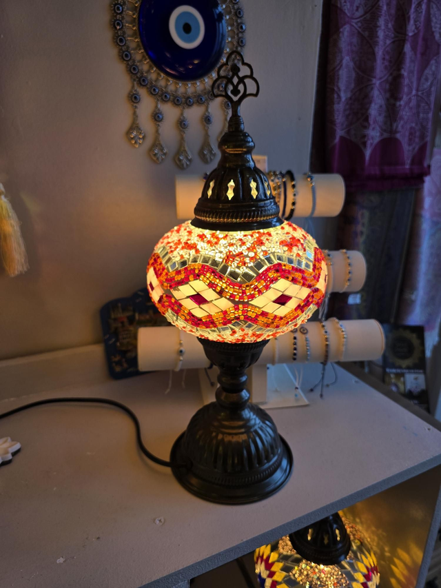 Large Mosaic Table Lamp