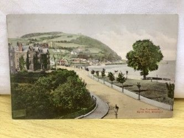 The Promenade, North Hill, Minehead, Somerset, Vintage Stengel &amp; Co. postcard. Our Ref No. R497 £2.50