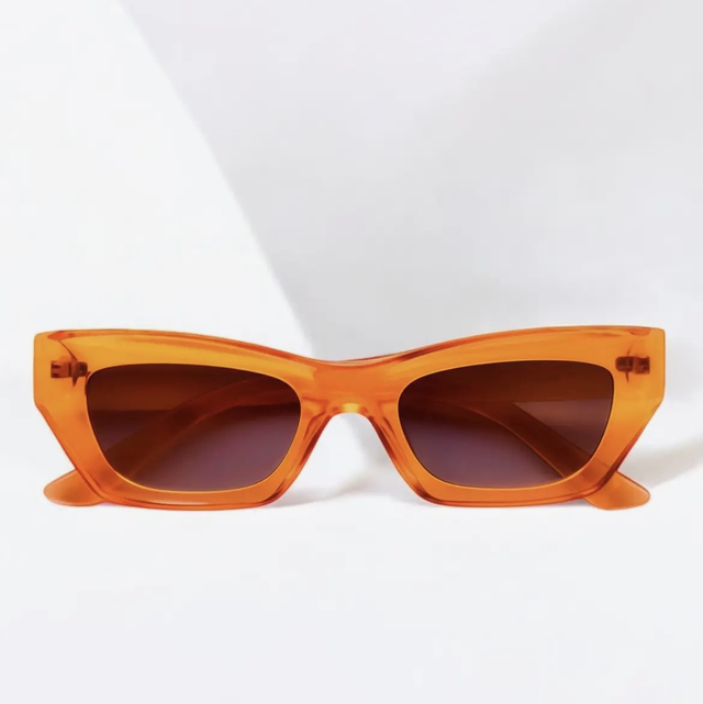 Sonnenbrille Y2K orange
