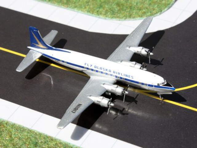 Alaska Airlines Douglas DC-6 (N11817), 1:400