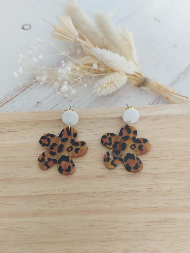 Boucles d'oreilles Penelope - blanc