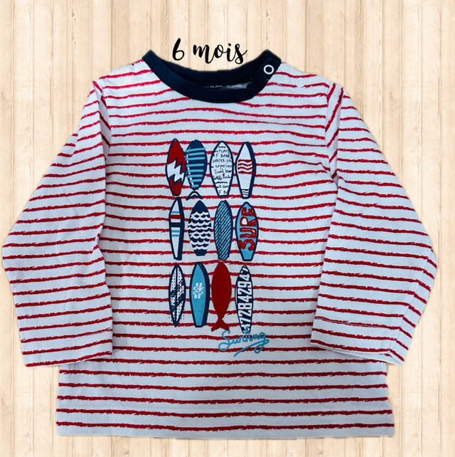 Teeshirt ML, coton, grain de blé 