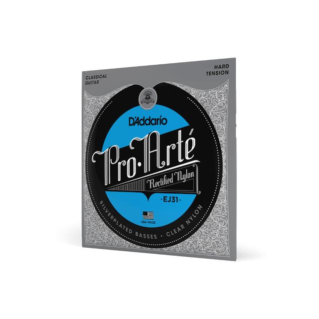 D'Addario Cordes pour guitare classique rectifiées D'Addario EJ31 Classics, Hard