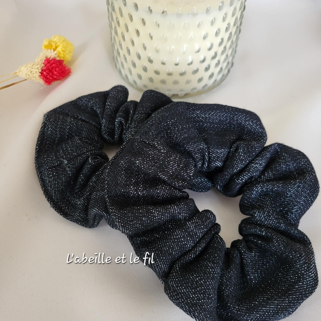 Chouchous Denim noir chiné 