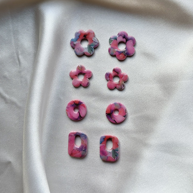 Pampilles - Éclats de pétales roses 