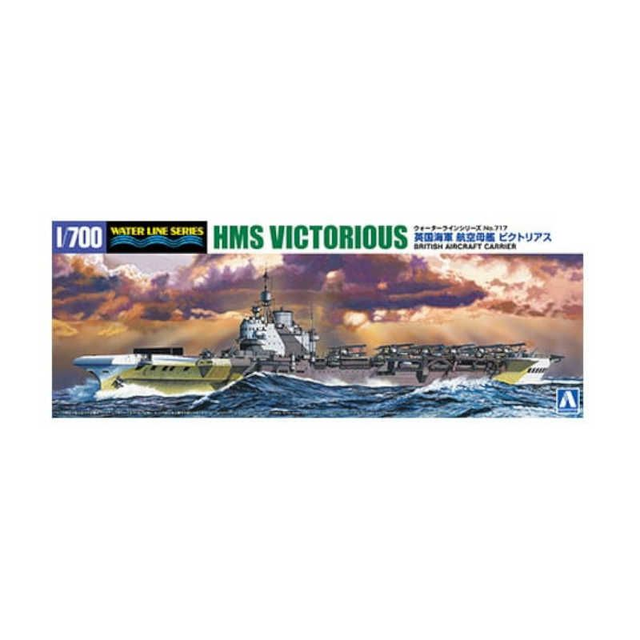 Aoshima 1/700 HMS VICTORIOUS British Aircraft Carrier