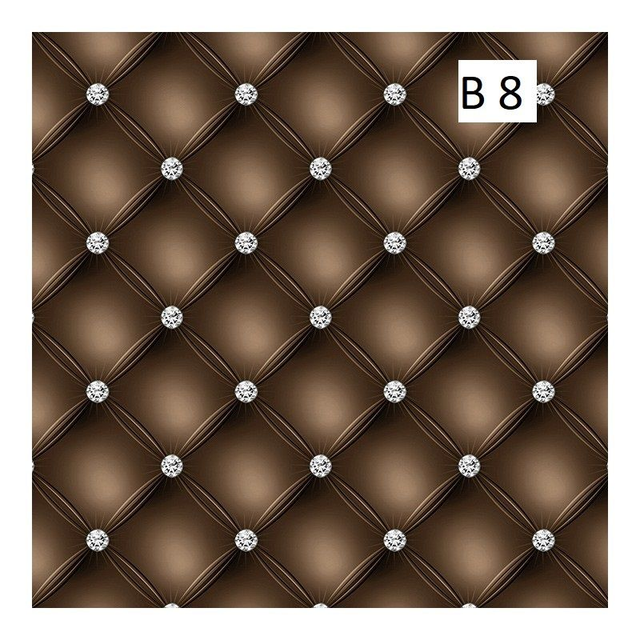 Panneau simili style capitonnage marron