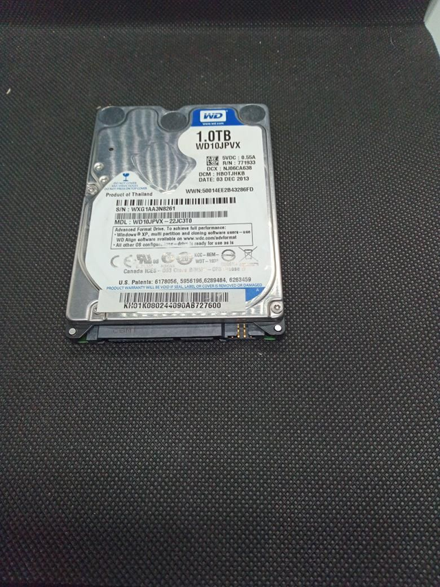 *012-Western digital WD10JPVX 1.0 TB