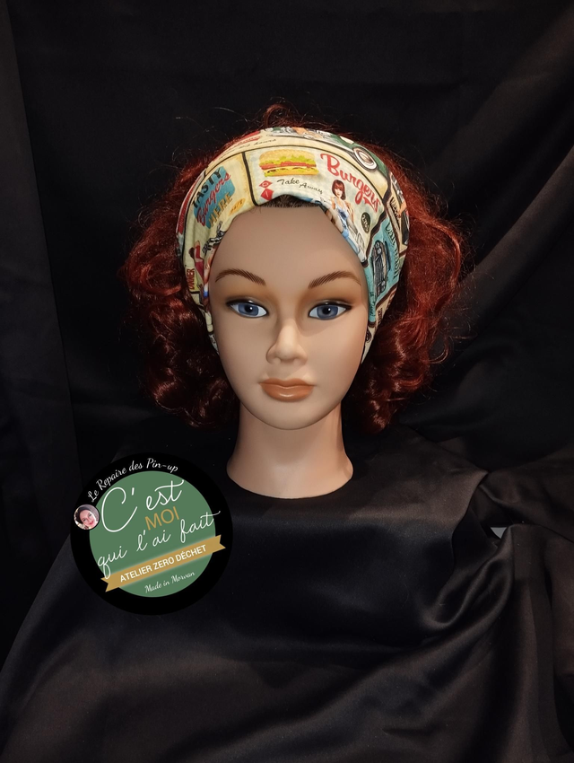 Bandeau Cheveux Modèle Dîner route 66