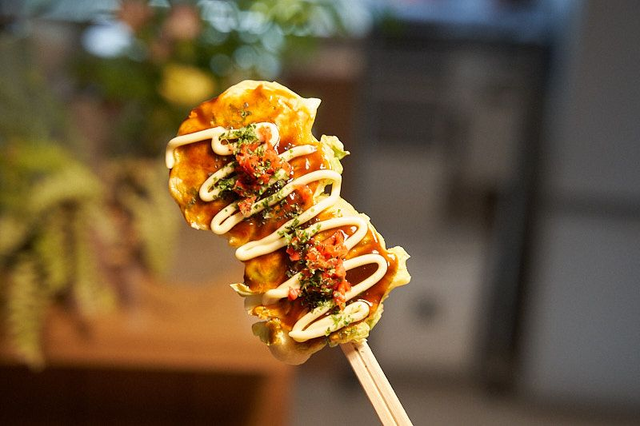 Okonomiyaki Octopus Pancake Bite