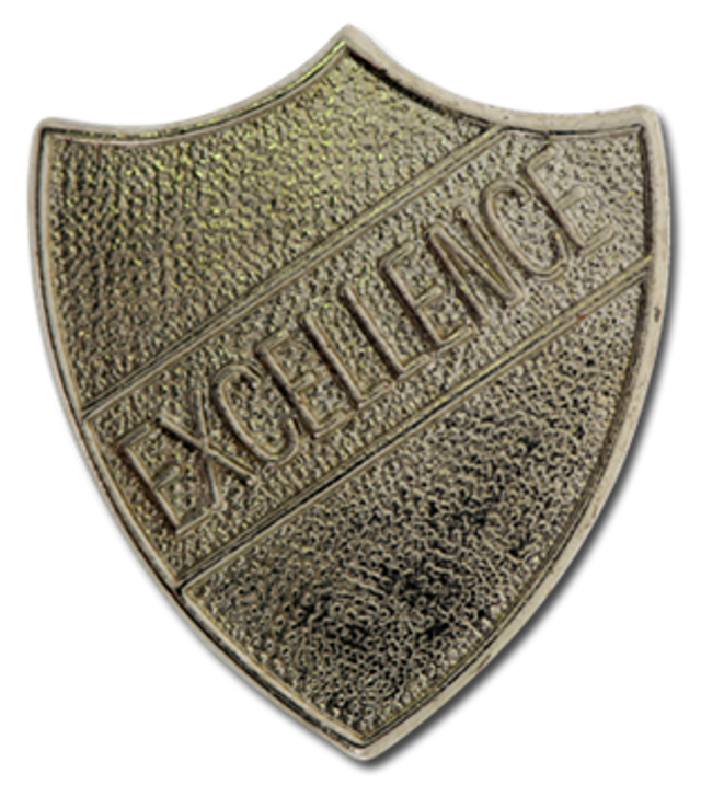 (3) Excellence Badge - Silver 