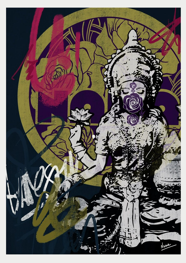 LAKSHMI STREET [ILLUSTRATION D&#039;ART]