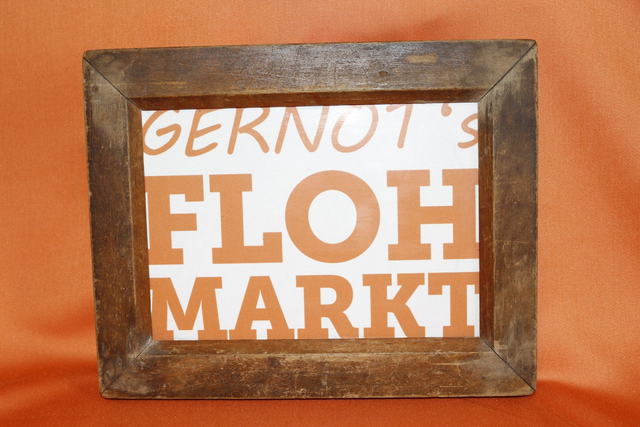 Bilderrahmen, alt, antik