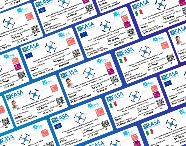 Drone Pas Italie Met NFC Maak Bij Opties Een Keuze Uit Welke Variant Je Wenst Te Bestellen  !