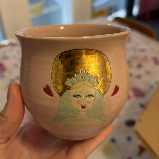 EK7 tasse sans anse, femme cosmique