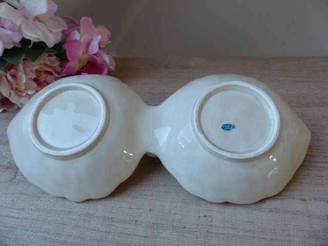 Plat serviteur canard en barbotine Japon – Plat de présentation vintage pour apéritif, vide-poche décoratif, décoration table campagne chic