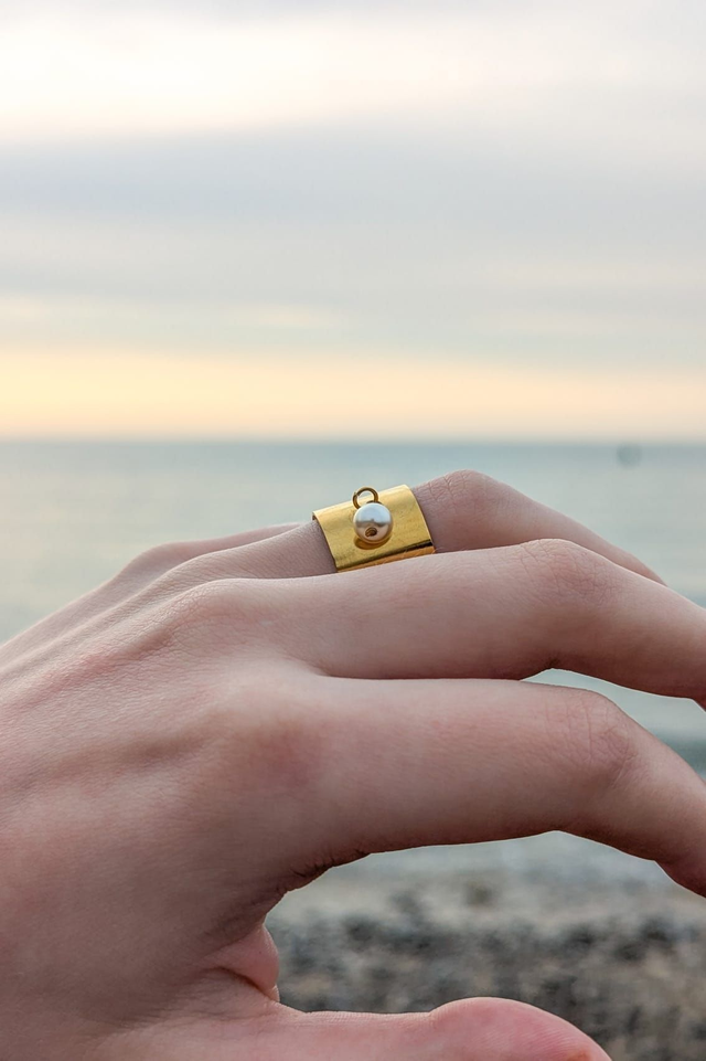 Bague Ondine - Perle nacrée