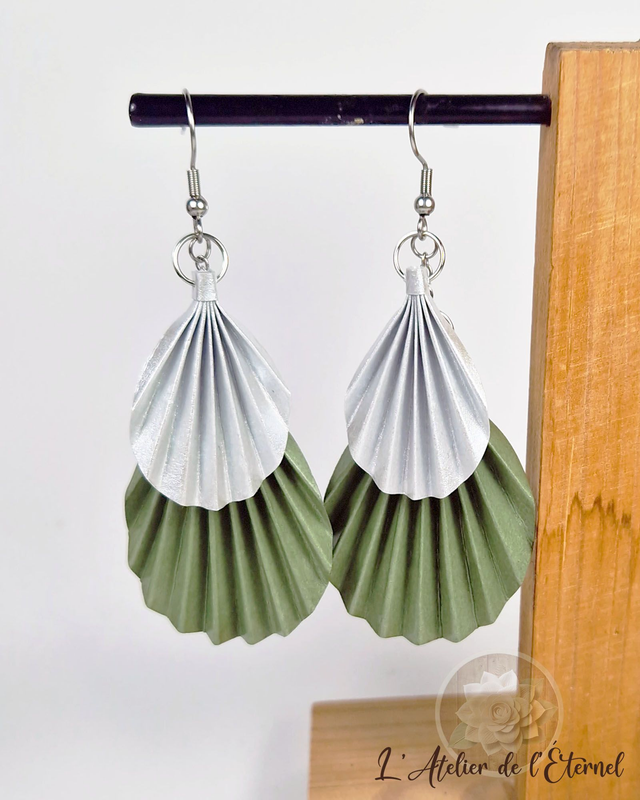 Boucles d'oreilles Licuala Royal