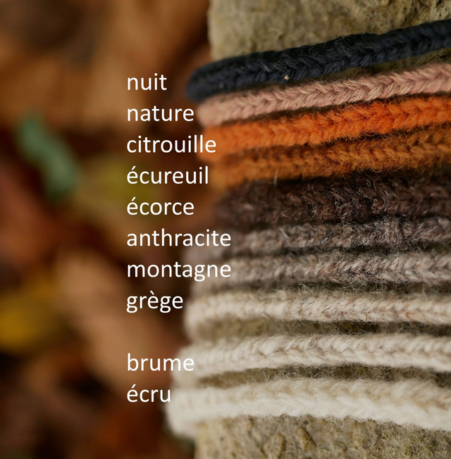 Bracelet RELIANCE - Laine double tour