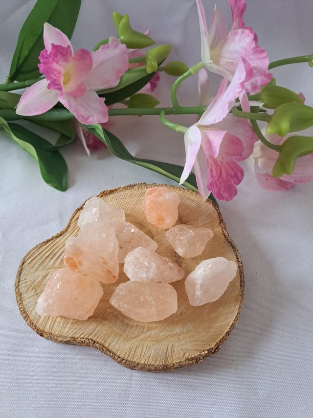 Cristaux de sel de l'Himalaya 