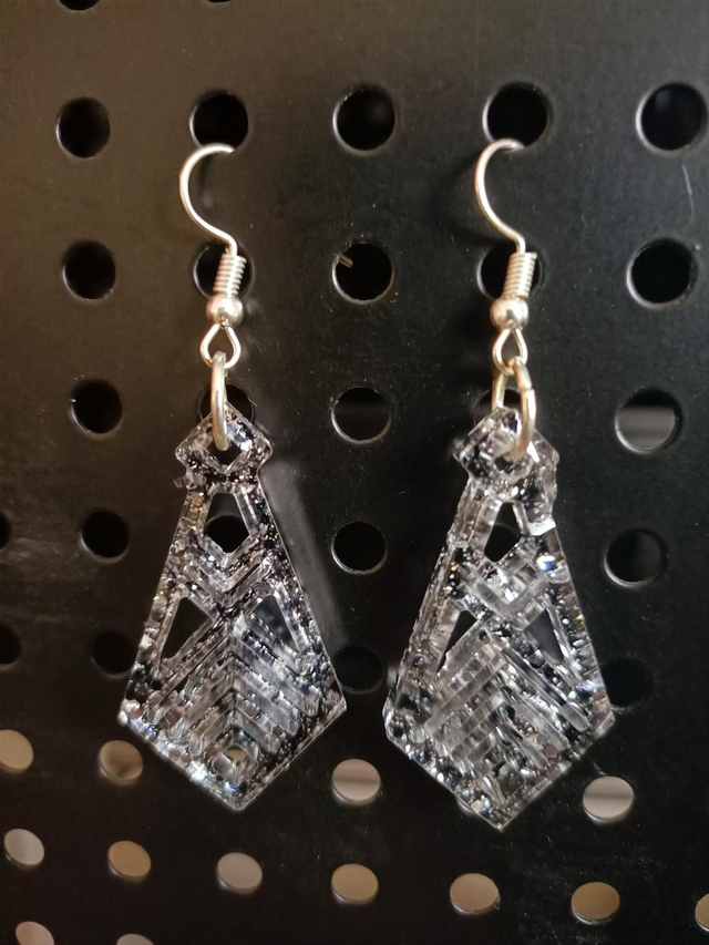 Boucles d&#039;oreilles paillettes 