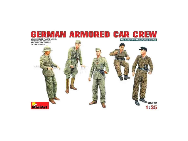 GERMAN ARMORED CAR CREW - miniart 35072 1/35