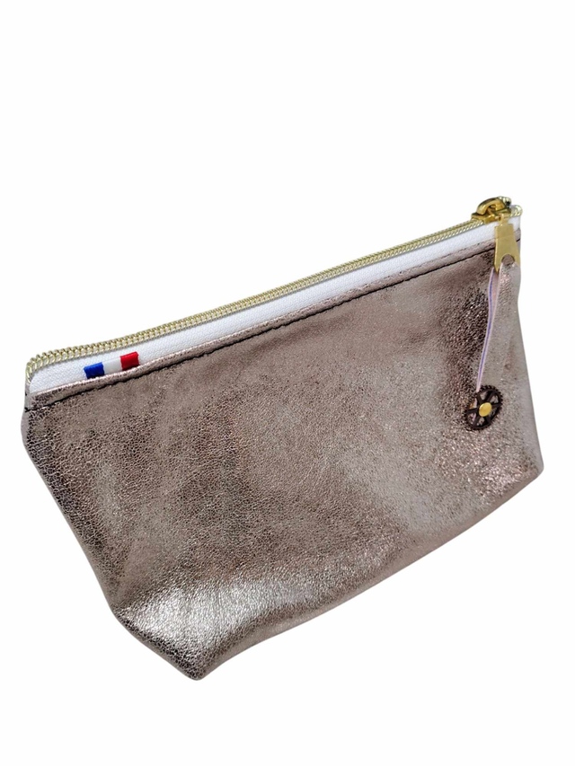Trousse ou pochette - gris argenté