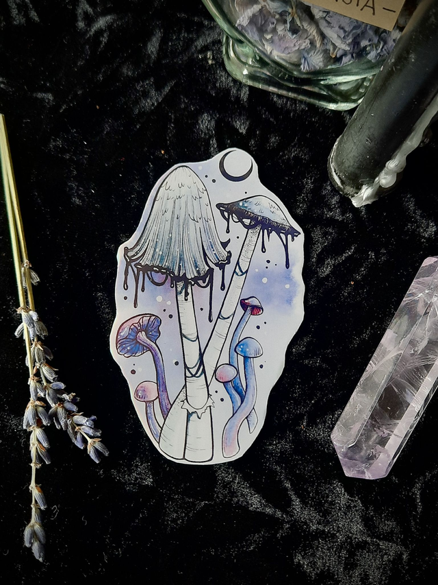 Sticker - Champignons nocturnes