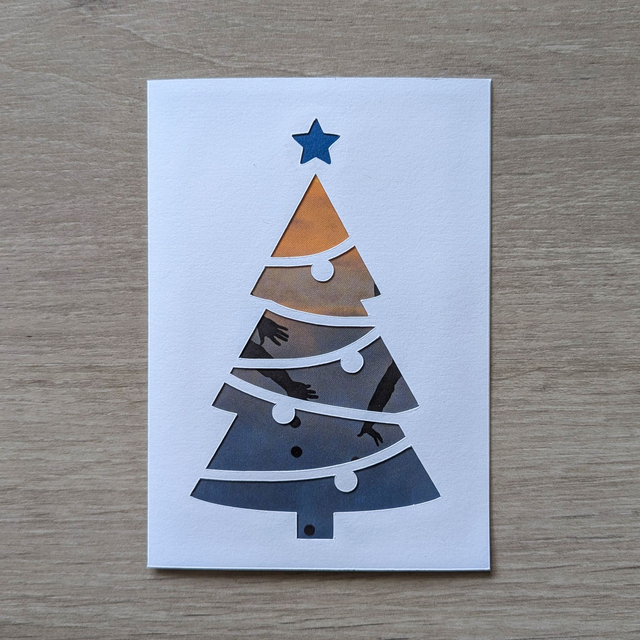Carte sapin de Noël
