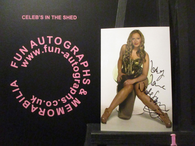 Nicole Faraday Authentic Autographed 6x4 Photograph (FF1)