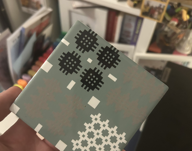 Moose &amp; Co Green Tapestry Coaster