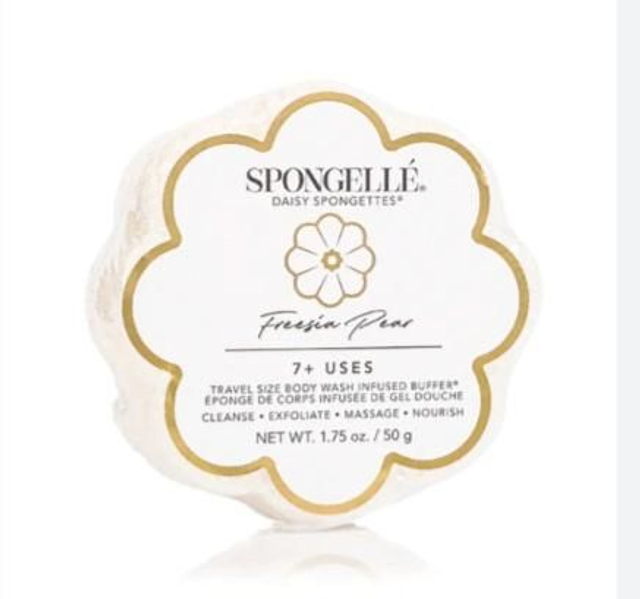 Spongelle Fressia Pear Daisy spongette