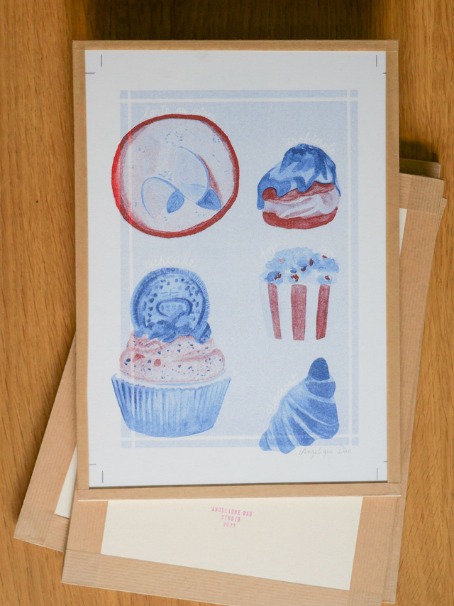 Affiche Risographie :: Bec sucré