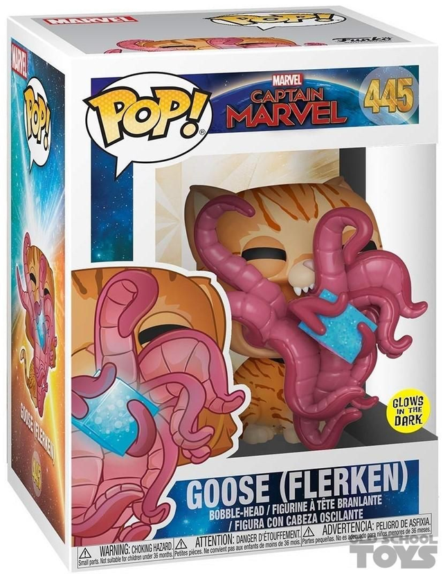 Goose (Flerken) Captain Marvel 445 Glows in the dark