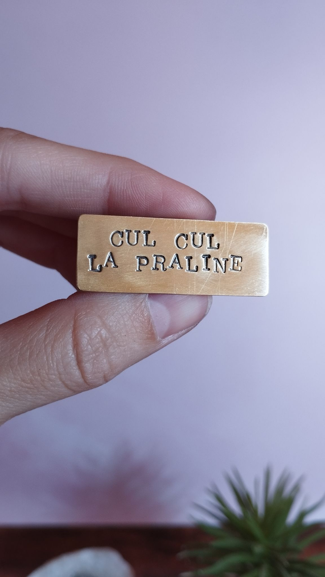 Pin&#039;s &quot;Cul cul la praline&quot;