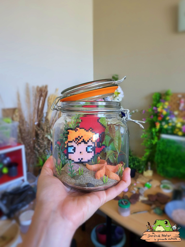 Fille poisson en quête d'aventures