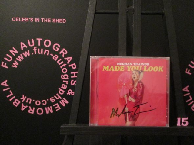 Meghan Trainor - 'Made You Look' Authentic Autographed Single Cover (15)