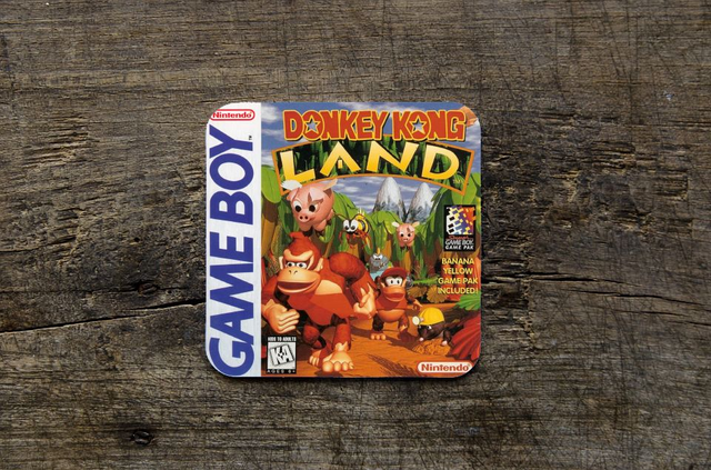 Nintendo Gameboy Donkey Kong Land Printed MDF Coaster