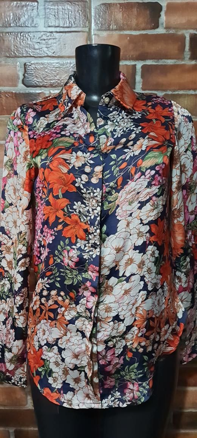 Blusa Social Estampada T/P