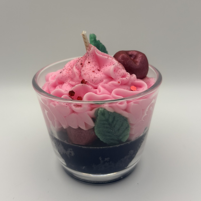 Bougie gourmande cerise noire