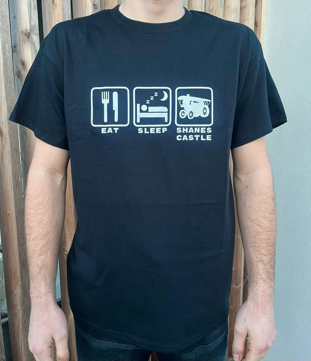  SHANES CASTLE STEAM RALLY T-SHIRT UNISEX (Eat, Sleep, Shanes Castle)