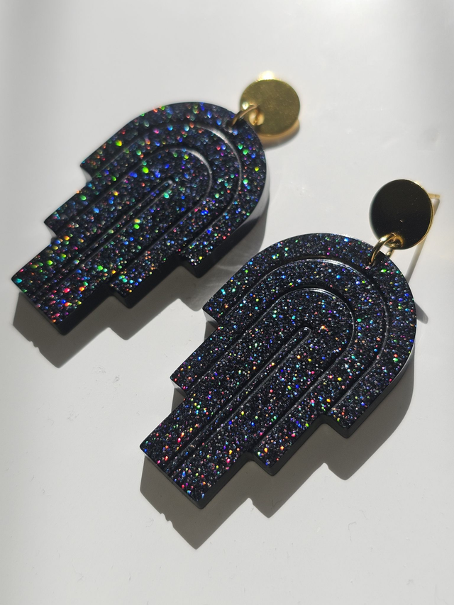 MIAMI aux fines paillettes noires