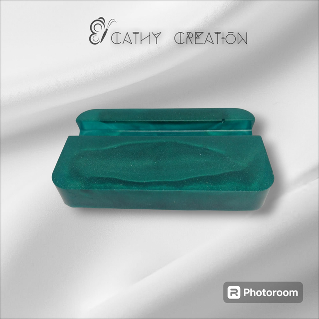 Support téléphone vert