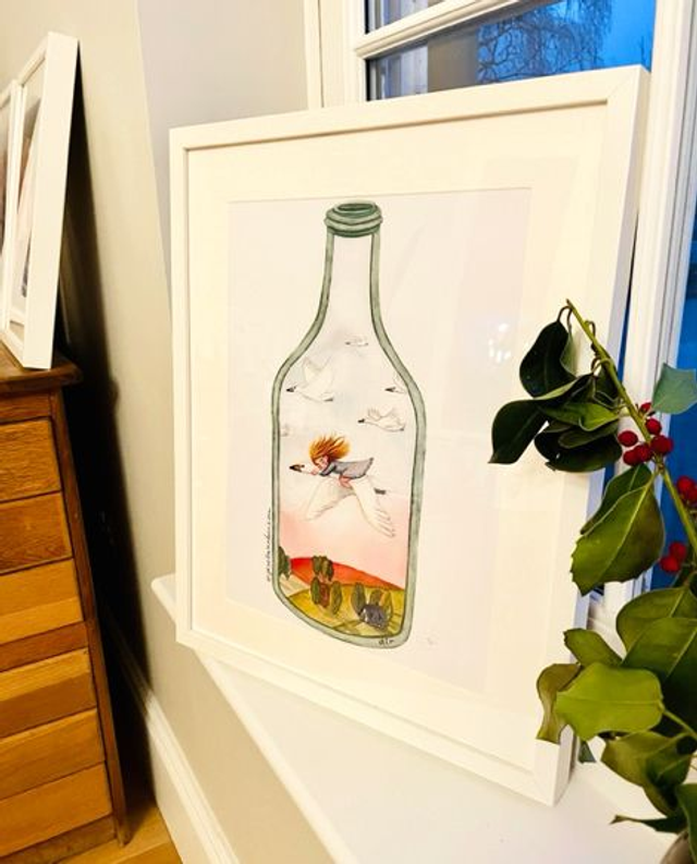 Air - Framed Artwork - Stop Café Exhibition