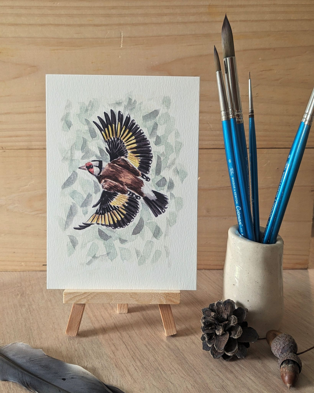 Le Chardonneret élégant - carte A6