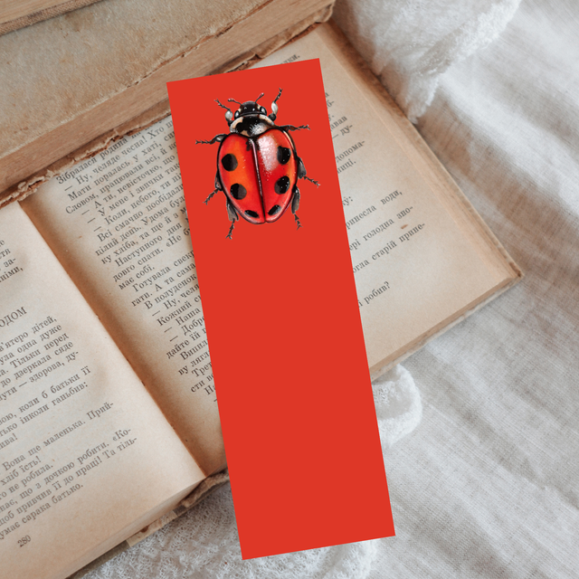 Marque-pages - coccinelle